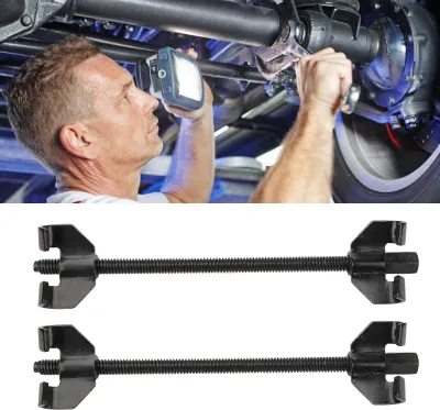 Immagine prodotto di 2 pezzi 380 mm moto ammortizzatore molla compressore, puntone sospensione remover, strumento di installazione per auto
