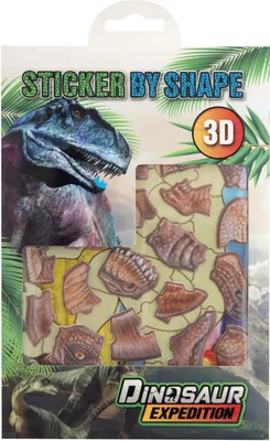 Produktbild von Dino Naklejki po kształtach, Naklejki 3D T.Rex