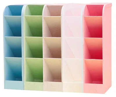 Produktbild von Schreibtisch-Organizer, 5-teilig, Stiftehalter, Aufbewahrungsbox für Zuhause, Büro und Schule