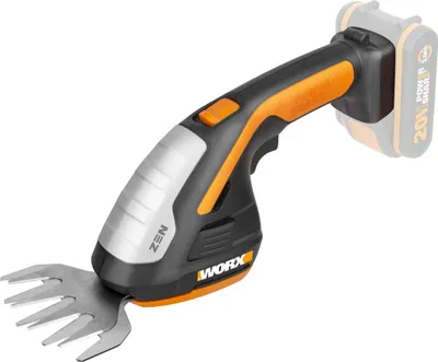 Produktbild von Worx WG801E.9 Zweischneidige Akku-Heckenschere, Lithium-Ionen-Akku, 20 cm Schnittlänge