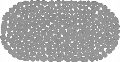 Produktbild von Mata łazienkowa antypoślizgowa 66x34 cm szara pod prysznic do wanny odporna