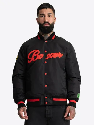 Produktbild von Herren College Jacke normale Passform MPUNKT COLLEGE Black/Red XL BENLEE