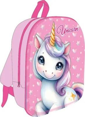 Produktbild von Einhorn 3D Rucksack Kinder – Star Tasche 30cm