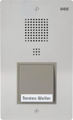 Produktbild von Auerswald TFS-Dialog 311, Kabelgebunden, IP22, Edelstahl, 136 mm, 39 mm, 202 mm