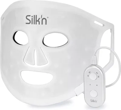 Produktbild von Silk'n Gesichtsmaske mit LED-Lichttherapie (rot, blau, gelb und violett), Anti-Aging, entzündungshemmend, beruhigend, Anti-Akne, Narbenbehandlung