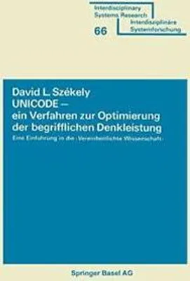 Immagine prodotto di UNICODE - ein Verfahren zur Optimierung der begrifflichen Denkleistung