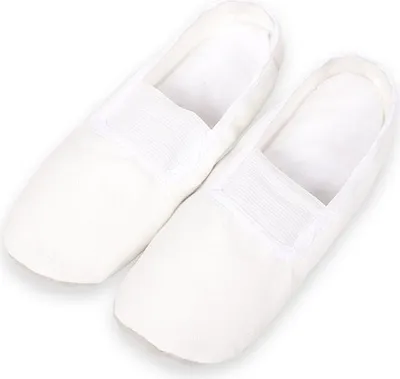 Produktbild von INF Gymnastik Tanzschuhe Ballettschuhe - Atmungsaktive Ledersohle, 2er Pack 35