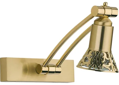 Produktbild von Casa Padrino Luxus Barock LED Wandleuchte / Leseleuchte Gold H. 20 cm
