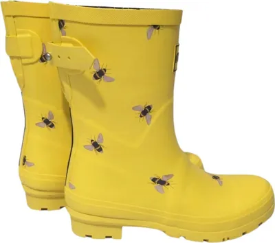 Produktbild von Rajn Bee Mid Damen Gummistiefel mit Bienenmotiv Gelb (Yellow), UZW042-YEL