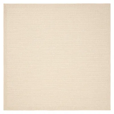 Produktbild von benuta Basic In- & Outdoor Teppich Wohnzimmer Iowa - Creme 300x300 cm - Boho Jute-Look wetterfest für Balkon, Terrasse - Schlafzimmer, Küchenteppich & Wohnzimmerteppich - Strapazierfähig & Robust