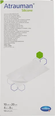 Image de Hartmann Atrauman Silicone st 10x20cm P10 | Paquet (10 pièces)