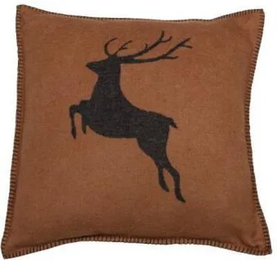 Produktbild von David Fussenegger Kissenhülle Sylt 'Hirsch' 50 x 50 cm, Braun