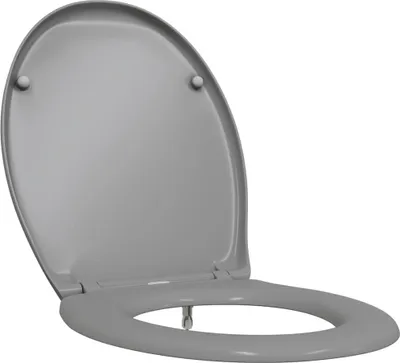 Immagine prodotto di vidaXL Sedile WC grigio 47 x 37 x 4 cm Duroplast