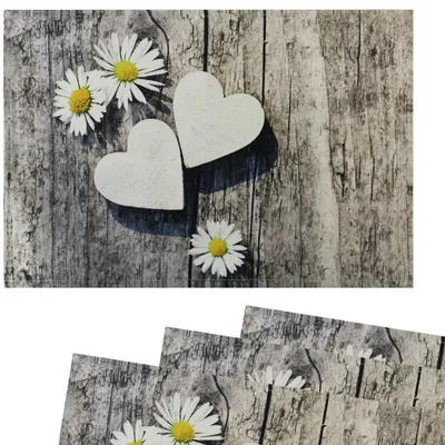 Immagine prodotto di Tovagliette tessili CLOTH margherite cuori set di 4 45x30 cm