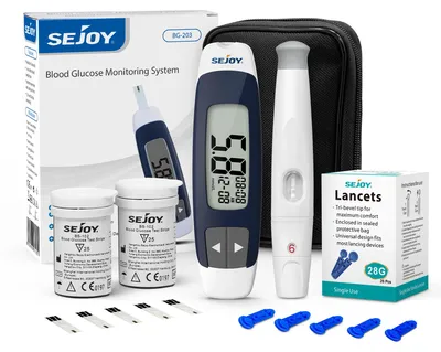 Obrázok produktu pre Glukomer, kompletná sada, presné výsledky, béžová farba