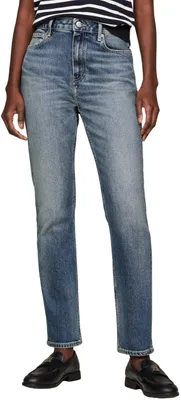 Obrázek produktu pro Tommy Hilfiger, dámské džíny, model "Cigarette", úzký střih, barva modrá (tmavě modrá), velikost 31W/30L