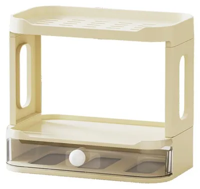 Image de Organisateur de bureau multifonctionnel avec tiroir, 2 niveaux