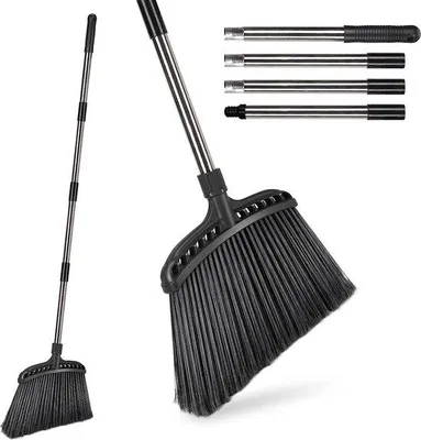 Image de Balai de rue, 141 cm de large, 35 cm de profondeur, robuste, noir