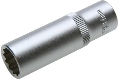 Produktbild von 14 mm Lange VIELZAHN Steckschlüssel-Einsatz Stecknuss 12-kant Nuss 3/8"-Antrieb