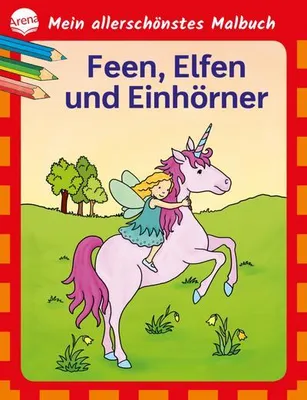 Immagine prodotto di Mein allerschönstes Malbuch. Feen, Elfen, Einhörner