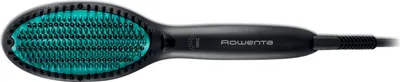 Image de Rowenta CF5820 Straightening Brush Chaud noir vert 1.8 m Fer à friser à une étape turbulent