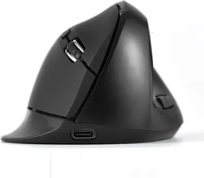 Produktbild von YWYT Vertikale Maus kabellos | 2,4 GHz | 6 Tasten | ergonomisches Design | 800/1600/2400 Bewegungsgeschwindigkeit Gaming Maus