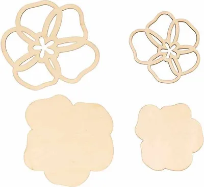 Image de Mini silhouettes en bois 16 pour décorer - Jardin
