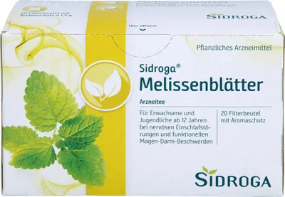 Produktbild von Sidroga Melissenblätter Heilpflanzentee, 20 St. Filterbeutel