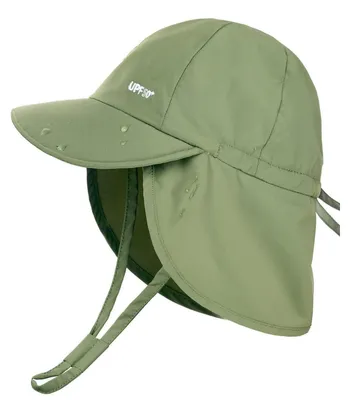 Immagine prodotto di Cappellino da sole per bambini con protezione per il collo, fattore di protezione UV 50+, per ragazzi e ragazze, protezione dai raggi UV, cappellino estivo, taglia 6-24 mesi, colore verde