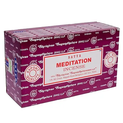 Obrázok produktu pre Räucherstäbchen Satya Meditation -- 15 g