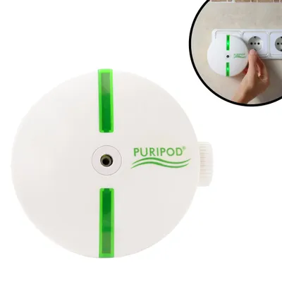 Obrázok produktu pre PURIPOD® - tichá iónová čistička vzduchu za pár minút, cigaretový dym, zápach z domácich zvierat, zápach z potravín, nepríjemné pachy, odstraňovač zápachu