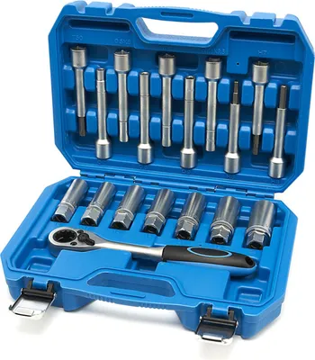 Immagine prodotto di Set chiavi smontaggio ammortizzatori ,attrezzo rimozione ammortizzatore ,divaricazione dei montanti e kit di bussole per smontare ammortizzatori, Hbm