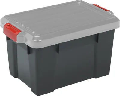 Produktbild von IRIS OHYAMA DIY Box SK-450 3er Set, schwarz-grau-rot 6184