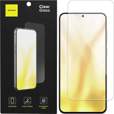 Immagine prodotto di SPACECASE in vetro trasparente 2.5D per Galaxy S25 FE