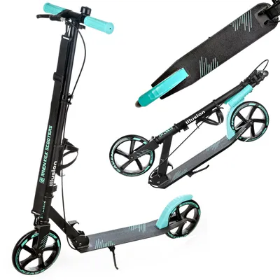 Produktbild von Kinder Roller Scooter Kickroller Cityroller Raven Illusion Mint 200mm