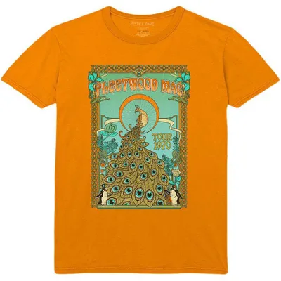 Image de Fleetwood Mac | T-shirt officiel du groupe | Peacock, très grand, orange