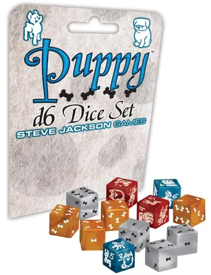 Produktbild von Puppy D6 Dice Set - Würfelset - Steve Jackson Games
