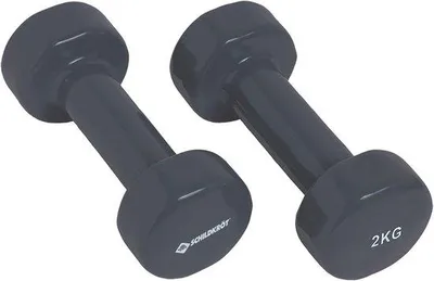 Produktbild von Gewichts-Trainingsgerät, Wechselgewichte, 0,5kg - 3,0kg, grün & anthrazit, Verpackung in Karton