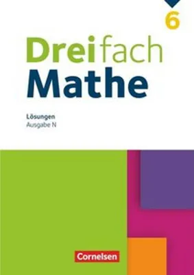 Produktbild von Dreifach Mathe 6. Schuljahr. Niedersachsen - Lösungen zum Schülerbuch