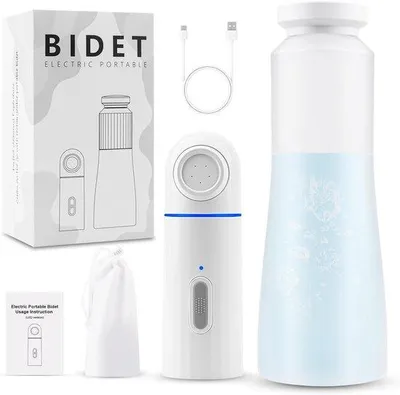Produktbild von Famanu Tragbares Bidet für Reisen - Wiederaufladbare Handbidetspritze für persönliche Hygiene