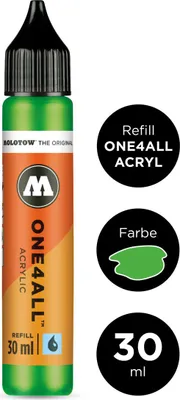 Produktbild von Molotow Nachfüllflasche ONE4ALL ACRYLIC 30ml, Nr. 222, KACAO77 green