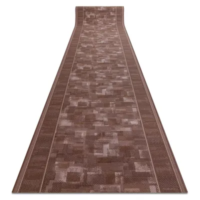 Zdjęcie produktu dla CHODNIK PODGUMOWANY TRIBE brąz 100cm brązowy 100x880 cm