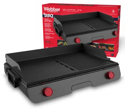 Produktbild von Elektrischer Grill 3000 W, 2 Zone, Temperaturregelung, Webber Dt-06