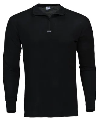 Produktbild von Dovre 693 Wool Zip Longshirt black 2XL