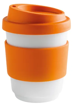 Zdjęcie produktu dla KAHLA Becher 0,27 l + Trinkdeckel + Banderole fillit sunset orange 2DH167A44002C