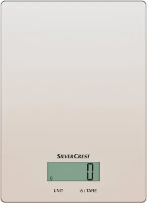 Produktbild von SILVERCREST® KITCHEN TOOLS Küchenwaage Glas (Beige)