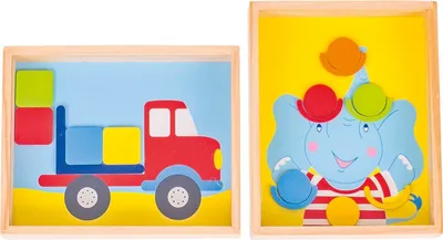 Produktbild von Geduldspiele Elefant und Lastwagen