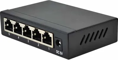 Image de DIPROGRESS DPNS05GM Commutateur réseau non administré 5 ports Gigabit Ethernet 10G Noir