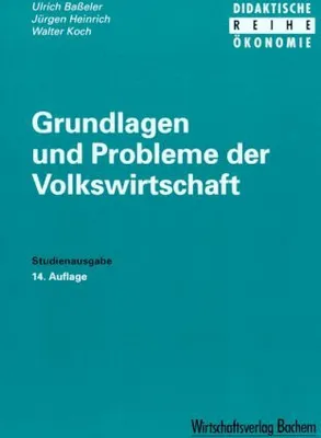 Produktbild von Grundlagen und Probleme der Volkswirtschaft