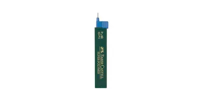 Image de FABER-CASTELL Mine fine super-polymère 0,7mm 2B 12pcs.